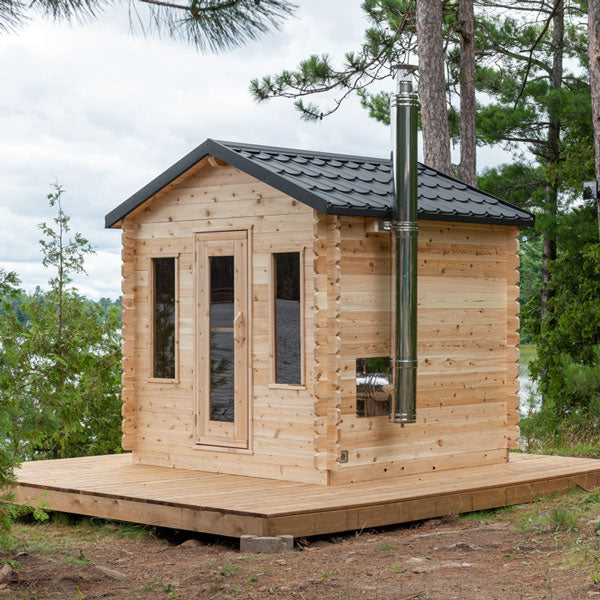 CT Georgian Cabin Wooden Heater Sauna