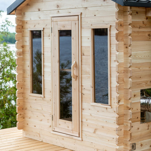 CT Georgian Cabin Wooden Heater Sauna