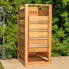 Cloudburst Outdoor Shower - Clear Red Cedar