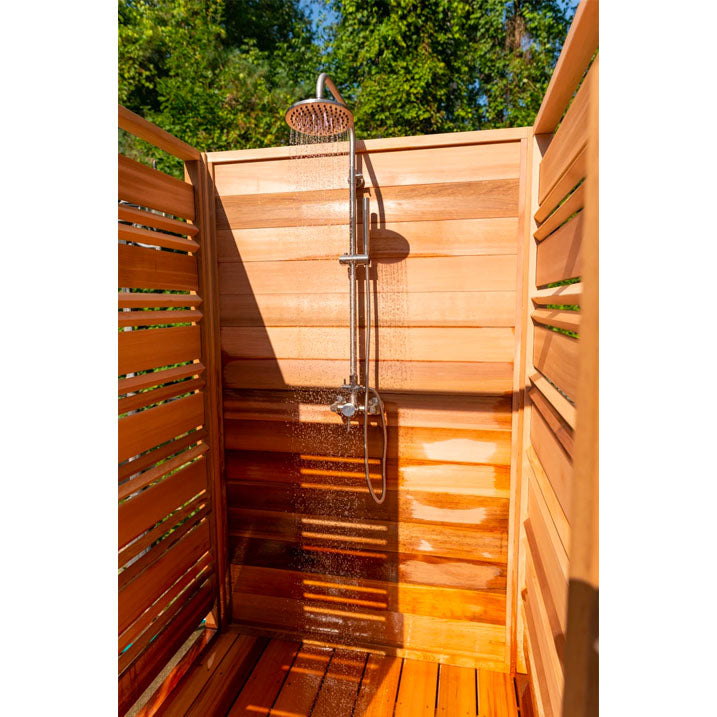 Cloudburst Outdoor Shower - Clear Red Cedar